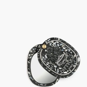 Shell Pocket Mirror - Black