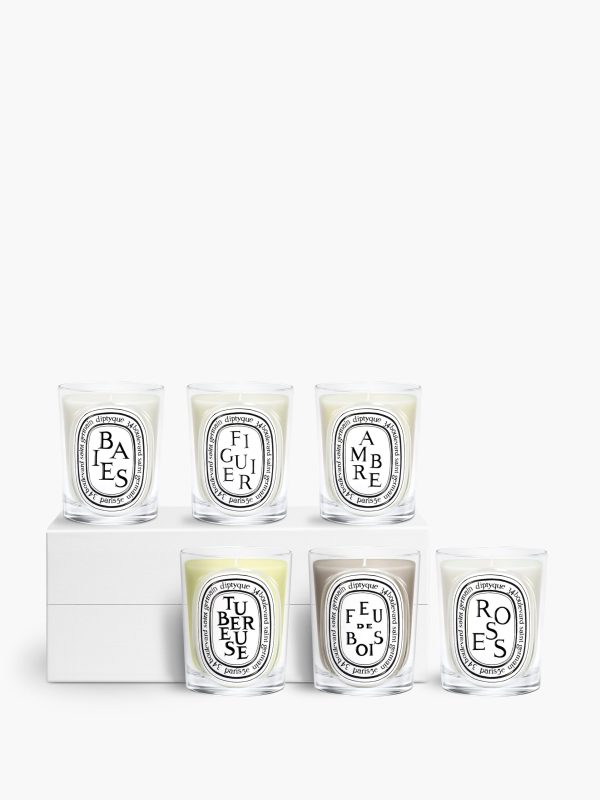 Set of 6 classic candles - To compose