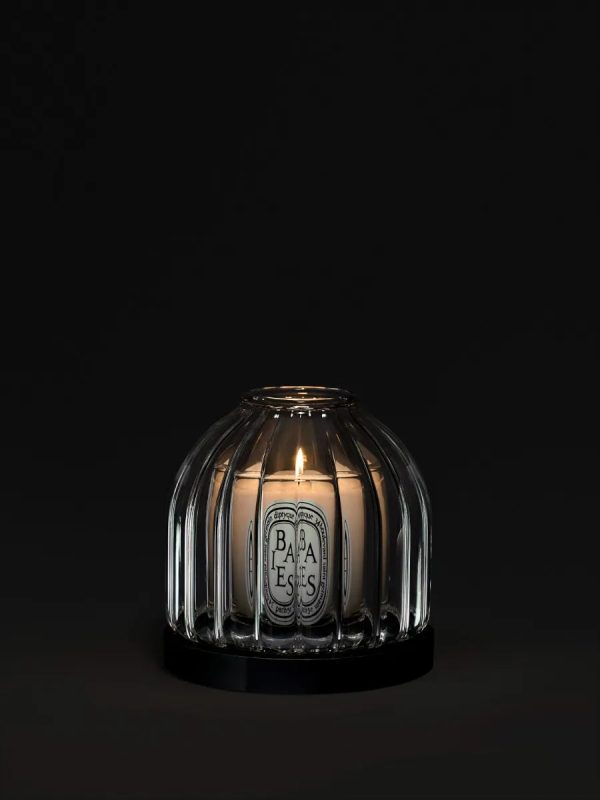Ribbed candle holder - For miniature candles