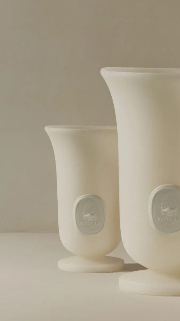 White Medicis vase - Small