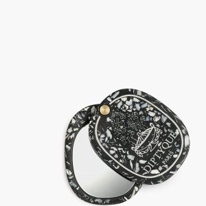Shell Pocket Mirror - Black