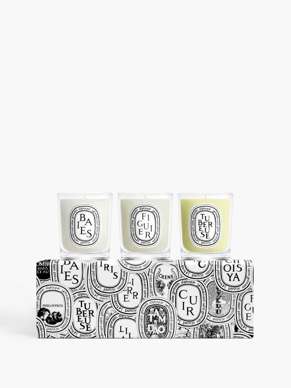 Set of 3 small candles - To compose